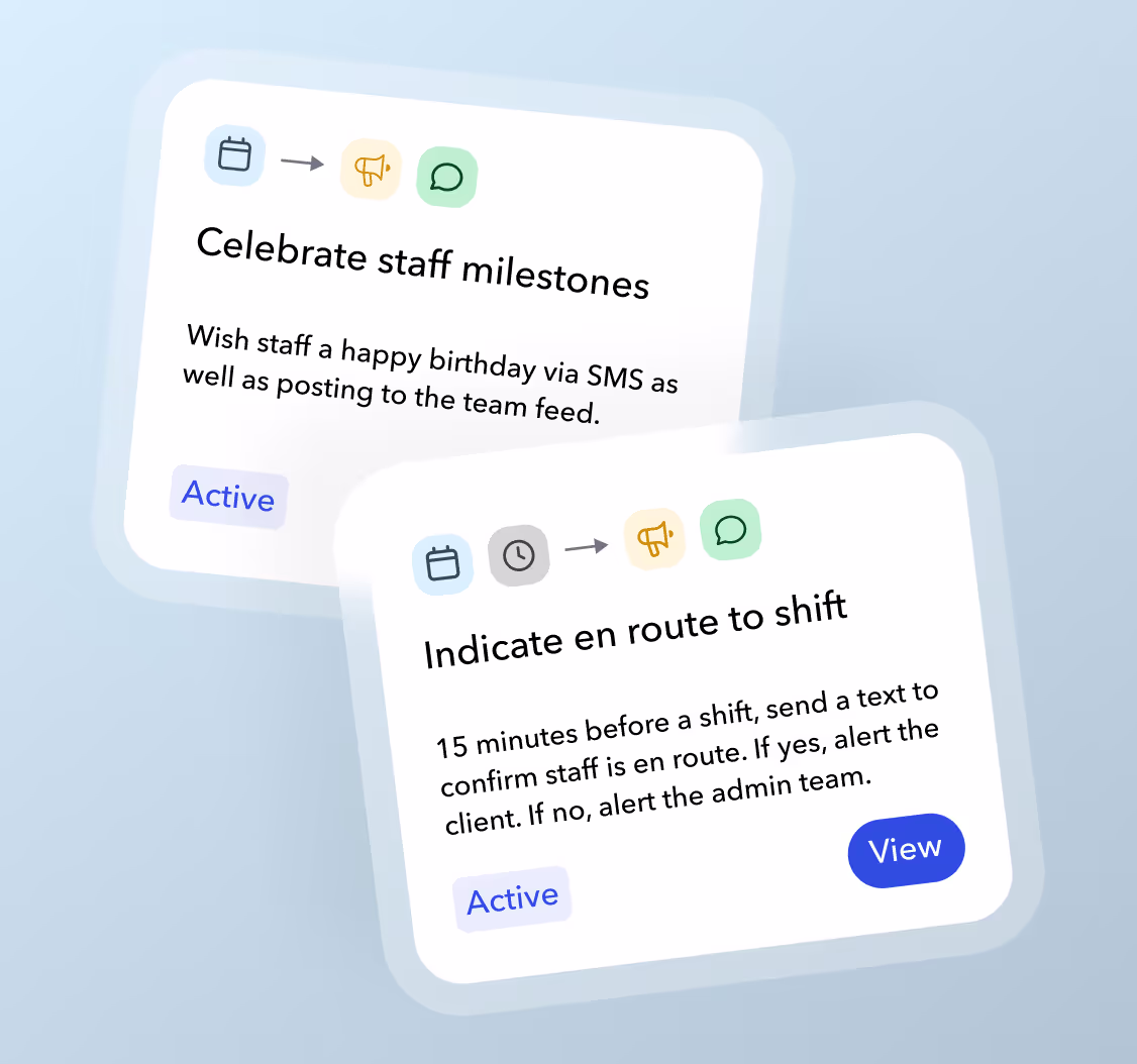 Communication automation examples