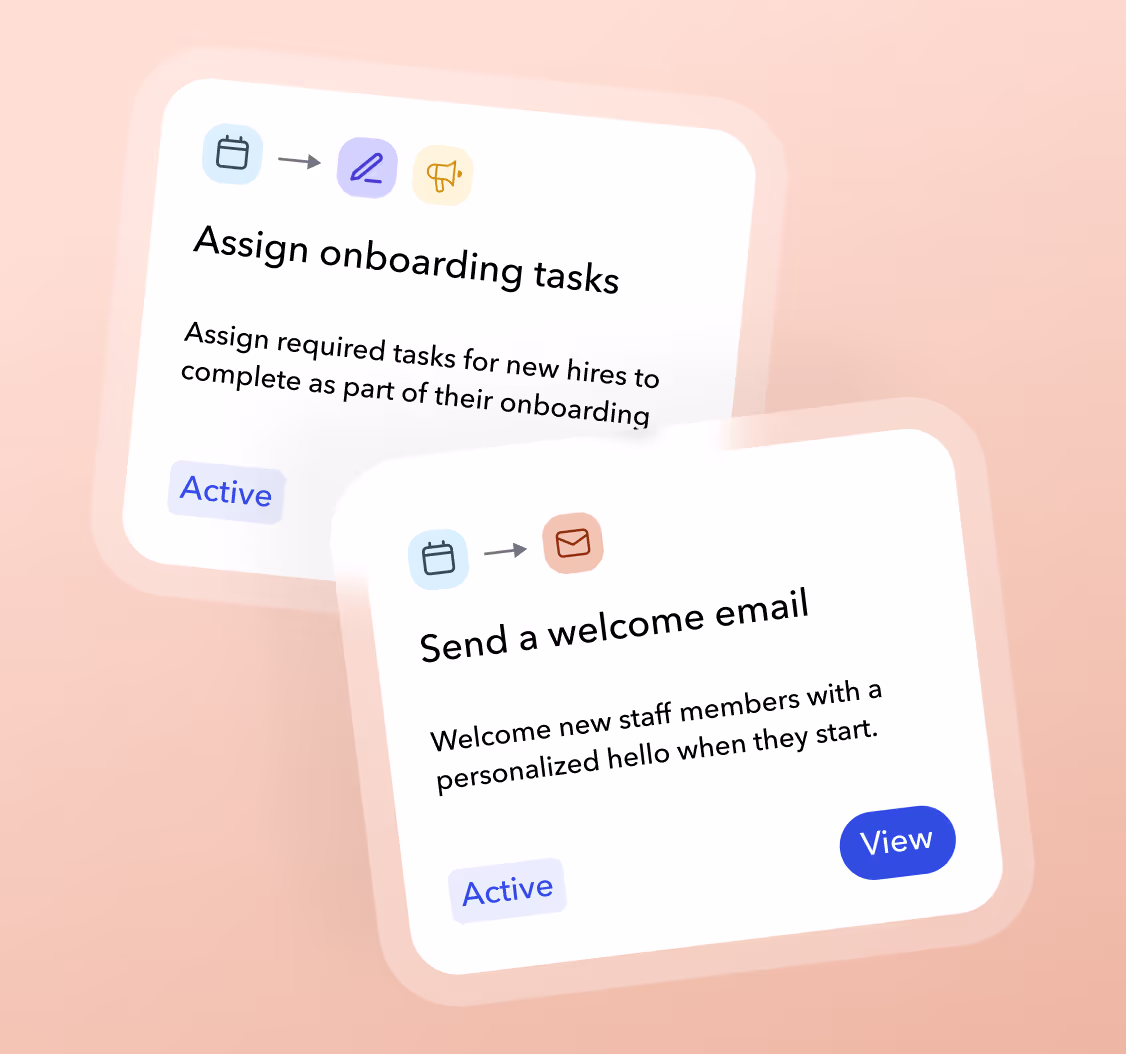 Onboarding automation examples