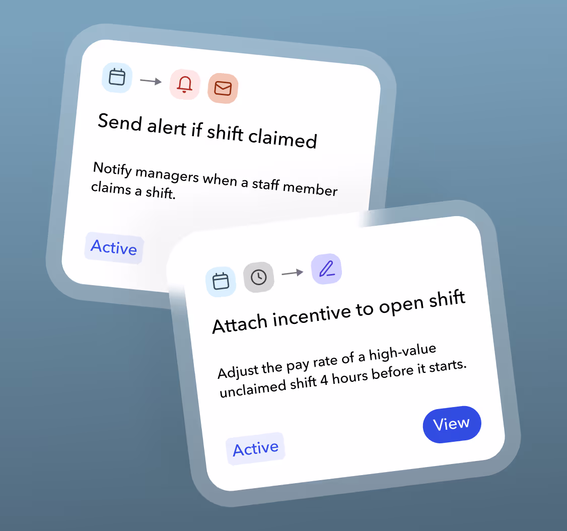 Scheduling automation examples