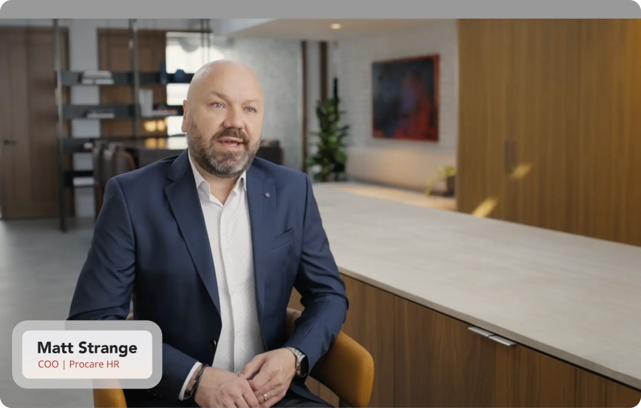 Matt Strange speaking in Teambridge’s published Procare HR customer interview