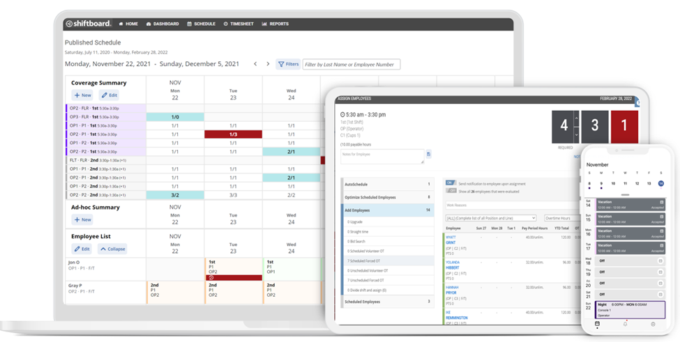 Shiftboard scheduling product visual from Shiftboard's public website